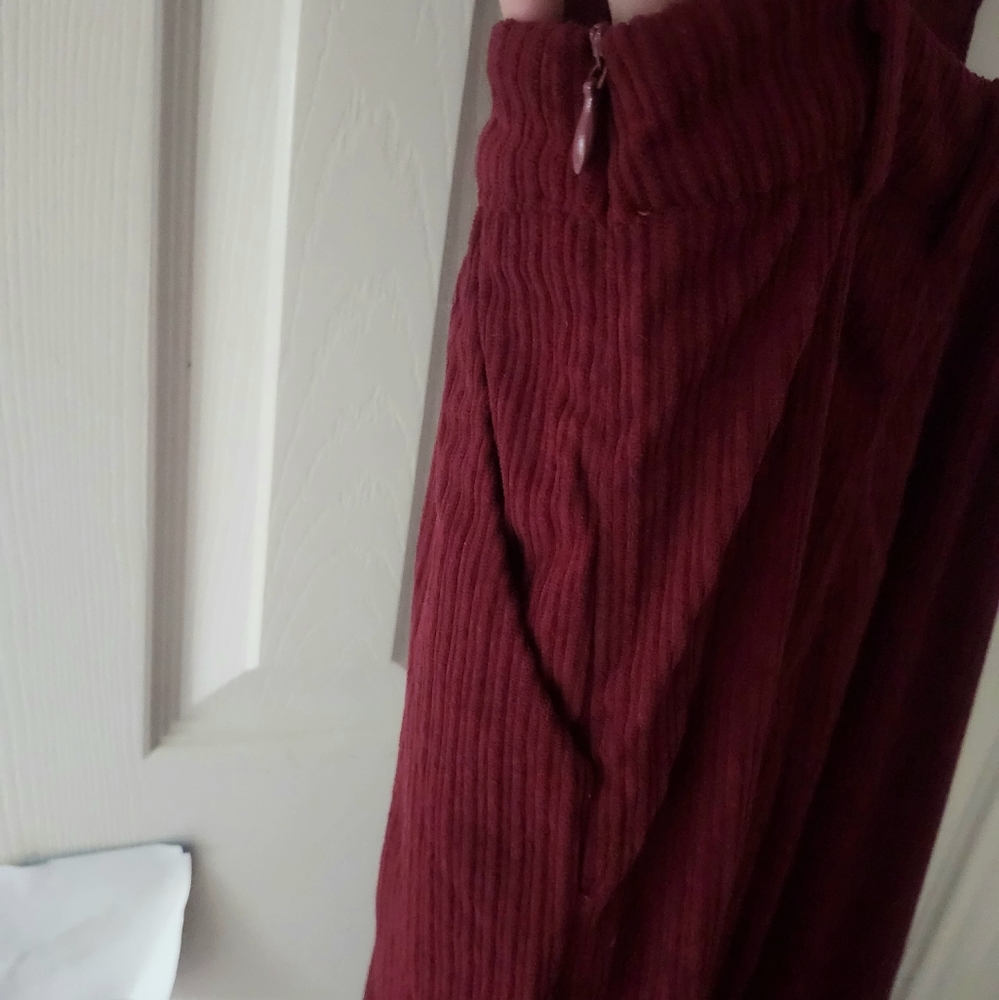 Cider Burgundy Overall Jumpsuit - Picture 14 of 16